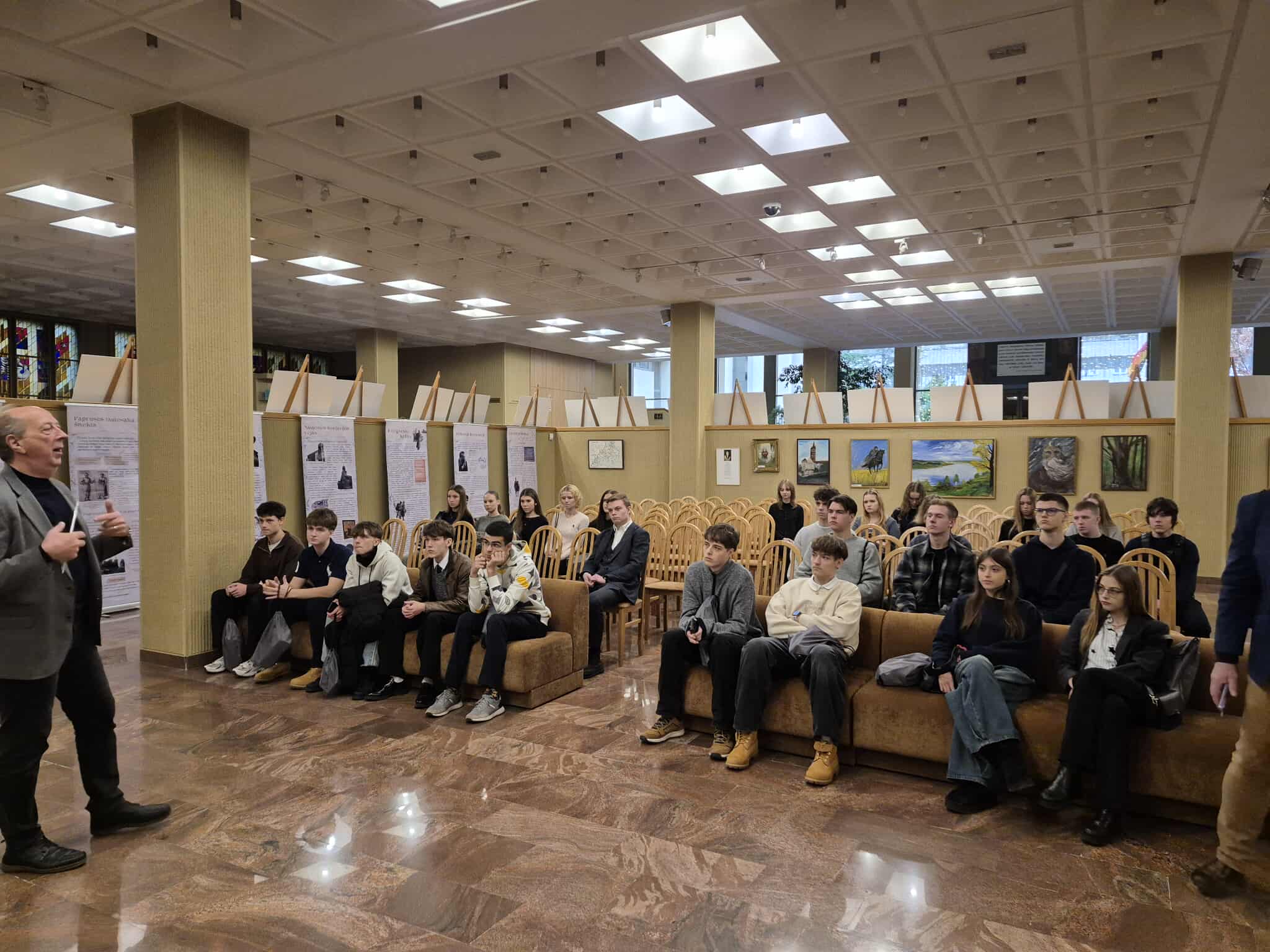 Mokiniai lankėsi Seime